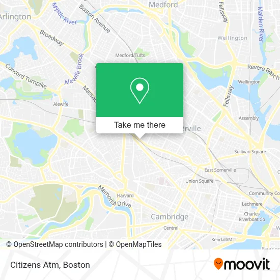 Citizens Atm map