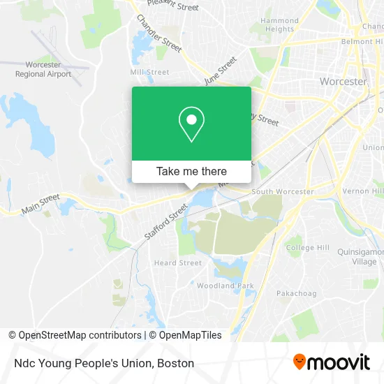 Ndc Young People's Union map