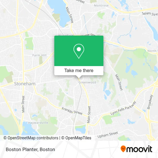 Boston Planter map