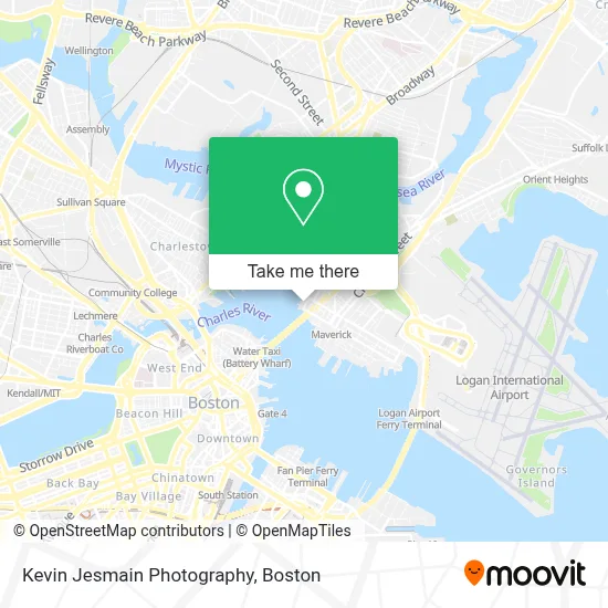 Kevin Jesmain Photography map