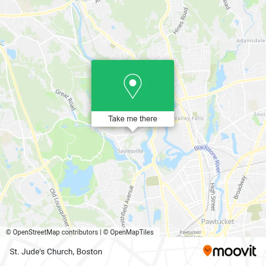 St. Jude's Church map