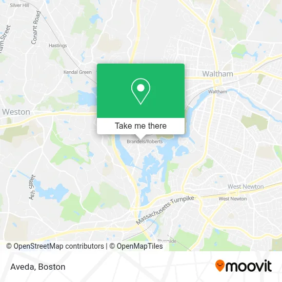 Aveda map