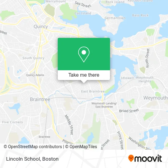 Lincoln School map