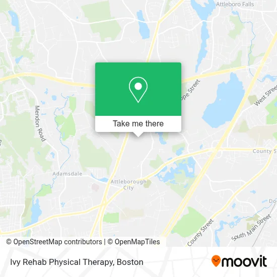 Ivy Rehab Physical Therapy map