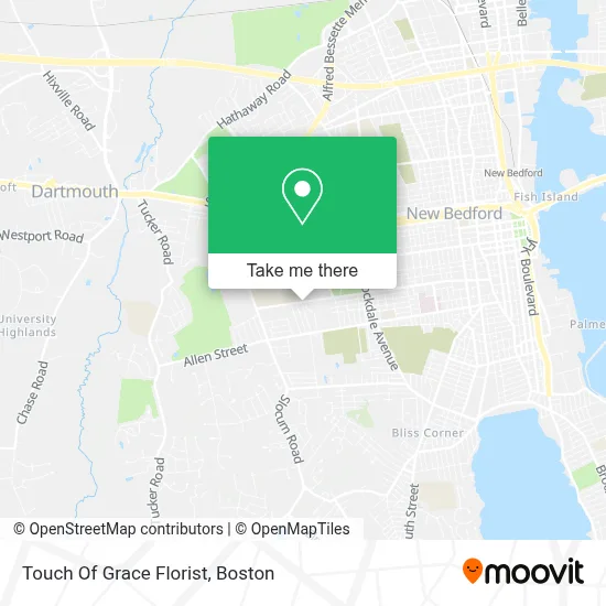 Touch Of Grace Florist map