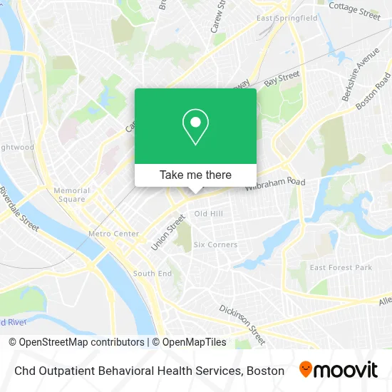 Chd Outpatient Behavioral Health Services map