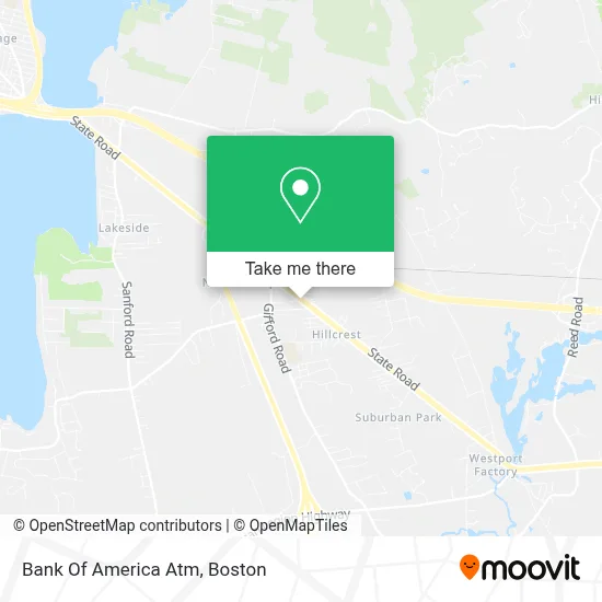Bank Of America Atm map