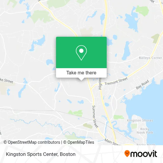Kingston Sports Center map