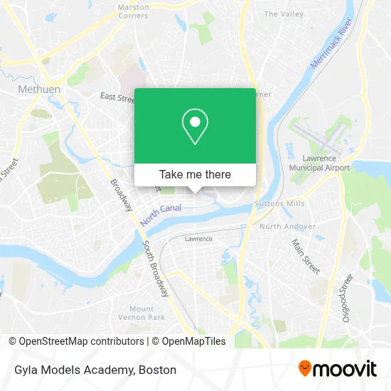 Gyla Models Academy map