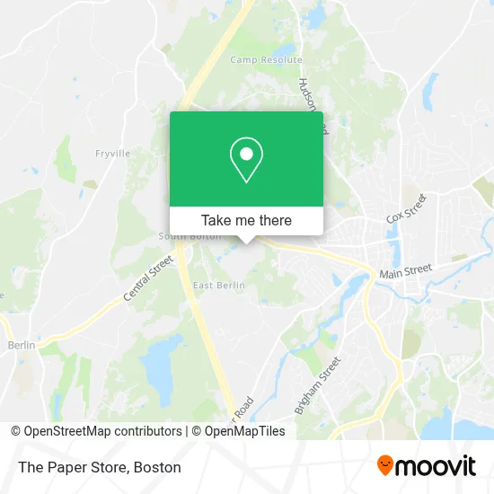 The Paper Store map