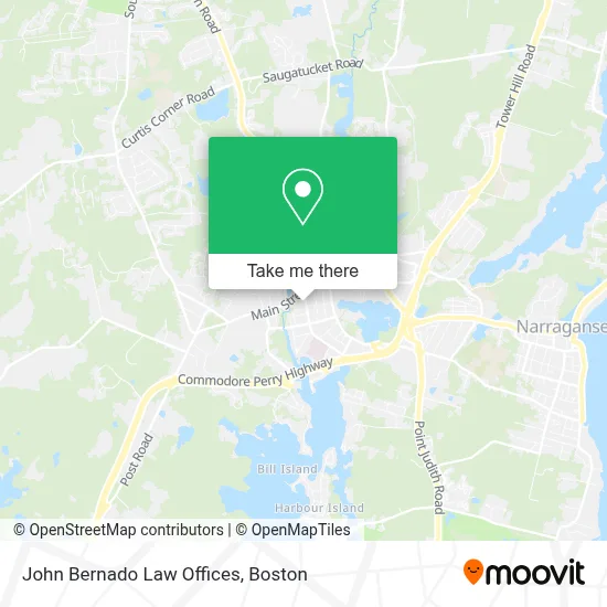 John Bernado Law Offices map