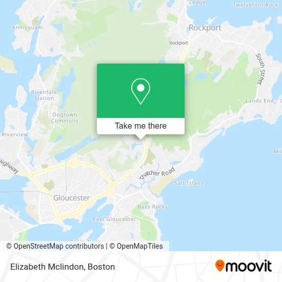 Elizabeth Mclindon map