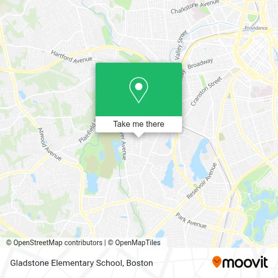 Gladstone Elementary School map