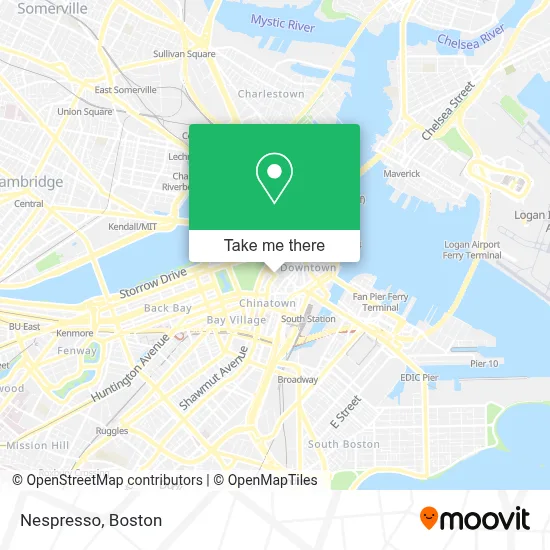 Nespresso map