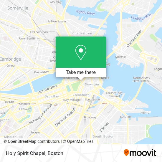 Holy Spirit Chapel map