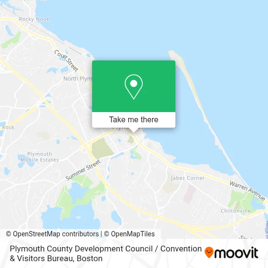 Plymouth County Development Council / Convention & Visitors Bureau map