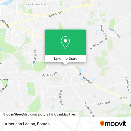 American Legion map