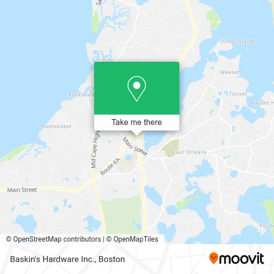 Baskin's Hardware  Inc. map