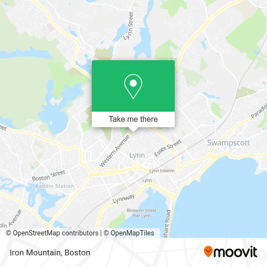 Iron Mountain map