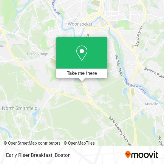 Early Riser Breakfast map