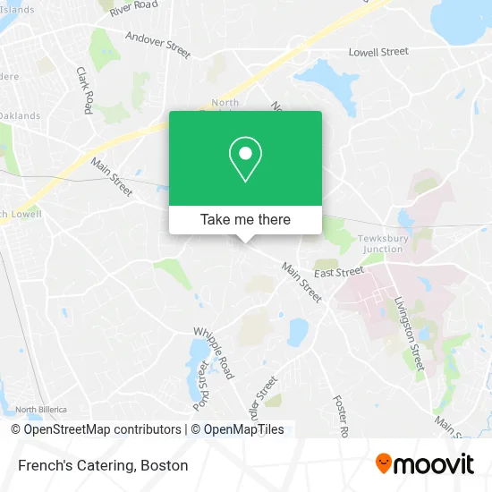 French's Catering map