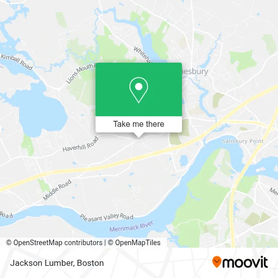 Jackson Lumber map