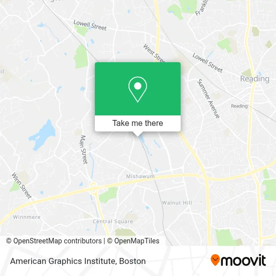 American Graphics Institute map