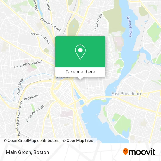 Main Green map