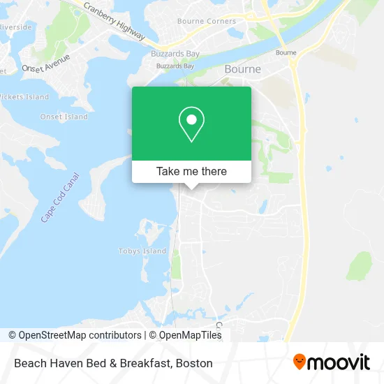 Beach Haven Bed & Breakfast map