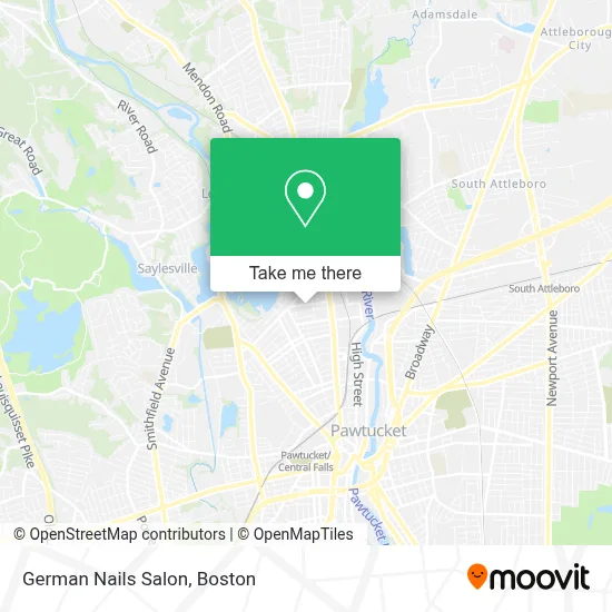German Nails Salon map