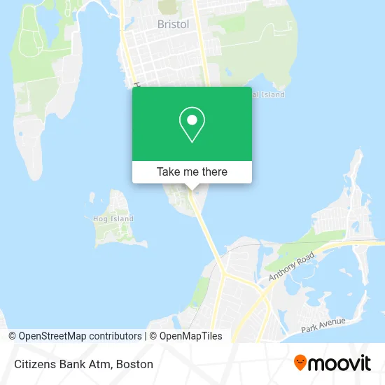 Citizens Bank Atm map