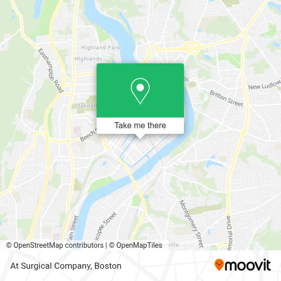 At Surgical Company map