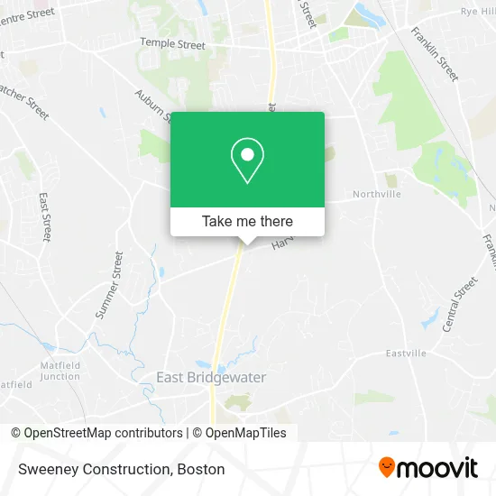 Sweeney Construction map