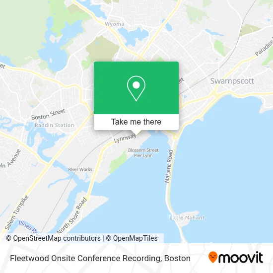 Fleetwood Onsite Conference Recording map