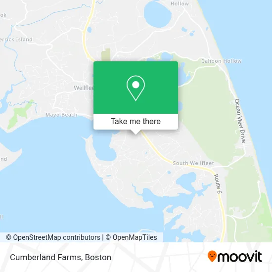Cumberland Farms map