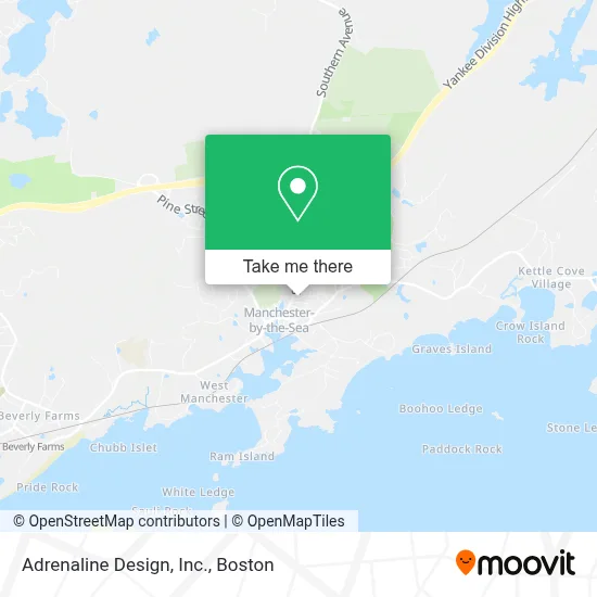 Adrenaline Design, Inc. map