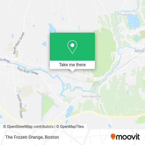 The Frozen Orange map