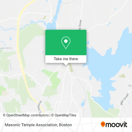 Masonic Temple Association map