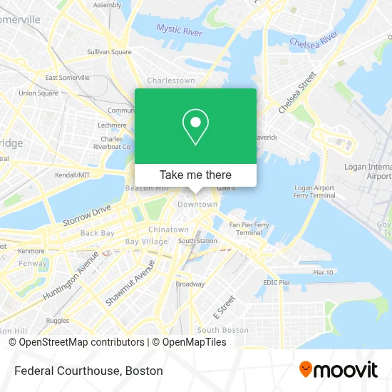 Federal Courthouse map
