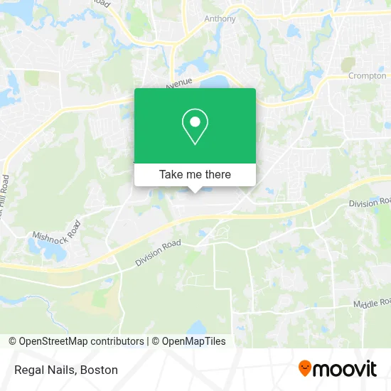 Regal Nails map
