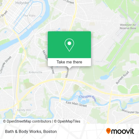 Bath & Body Works map