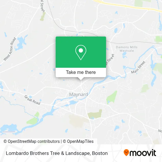 Lombardo Brothers Tree & Landscape map