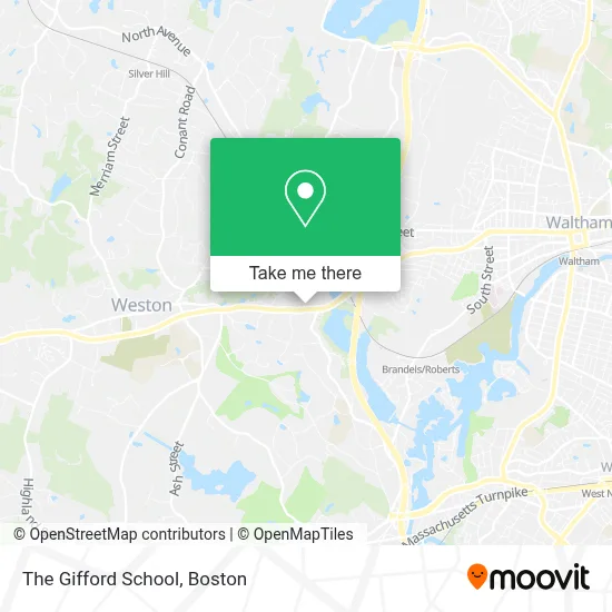The Gifford School map