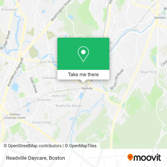 Readville Daycare map