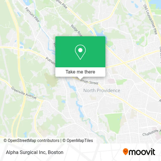 Alpha Surgical Inc map