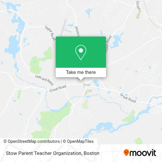 Stow Parent Teacher Organization map