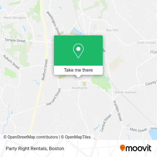 Party Right Rentals map