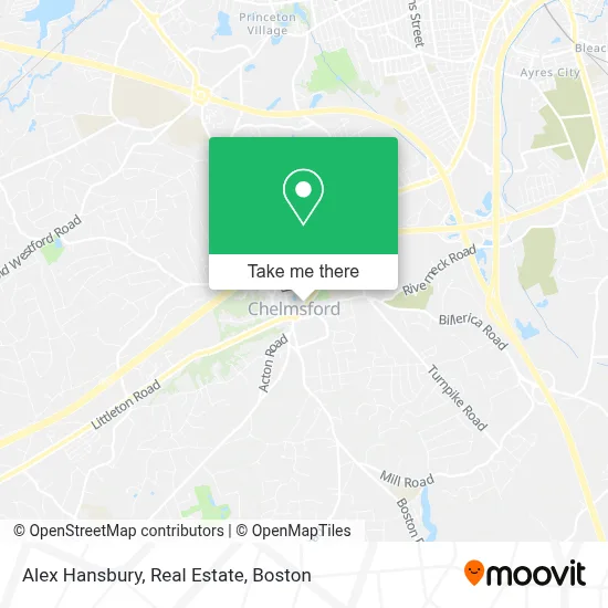 Alex Hansbury, Real Estate map