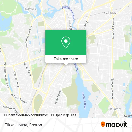 Tikka House map