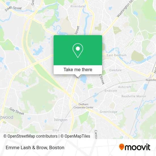 Emme Lash & Brow map